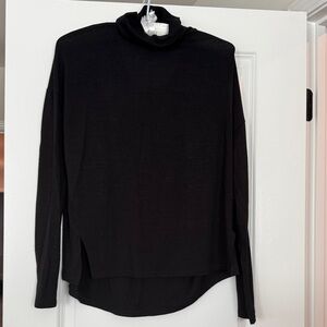 Rag and Bone Black Turtleneck Long Sleeve Top